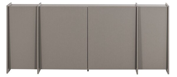 Siva komoda u dekoru jasena 200x85x44 cm Brock – WOOOD