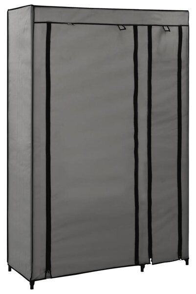 VidaXL Sklopivi ormar sivi 110 x 45 x 175 cm od tkanine