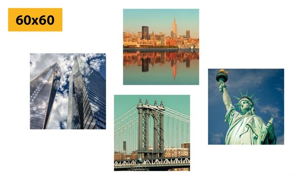 Set slika ljepote grada New Yorka