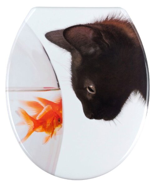 WC daska Wenko Fish & Cat, 45 x 37,5 cm