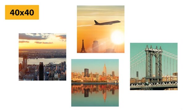 Set slika putovanje u grad New York