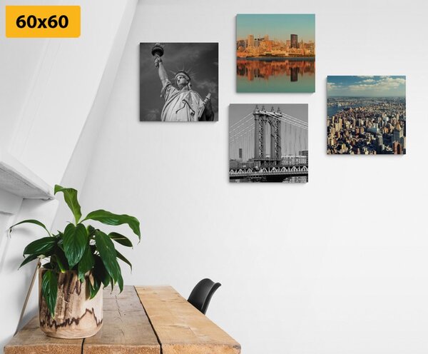 Set slika New York u zanimljivom dizajnu