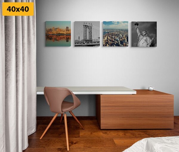 Set slika New York u zanimljivom dizajnu