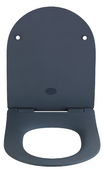 Siva WC daska Wenko Sedilo Grey, 45,2 x 36,2 cm