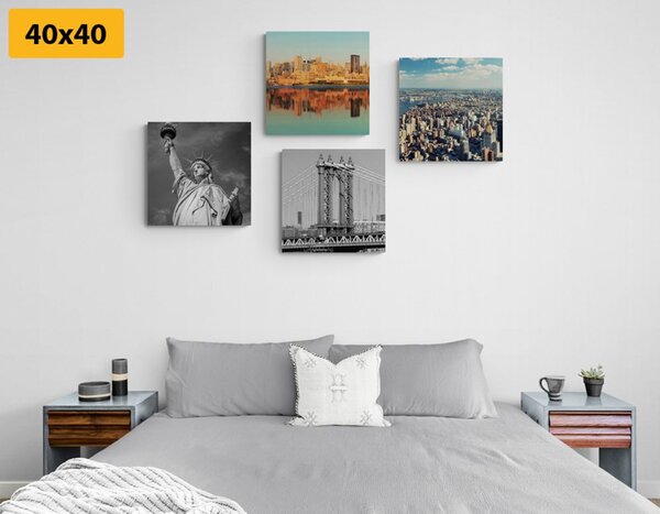 Set slika New York u zanimljivom dizajnu