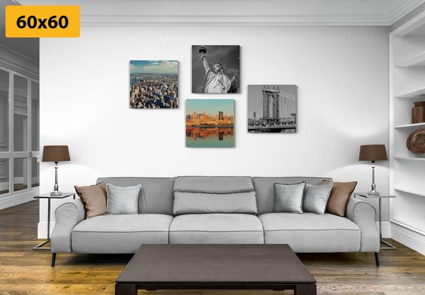 Set slika New York u zanimljivom dizajnu