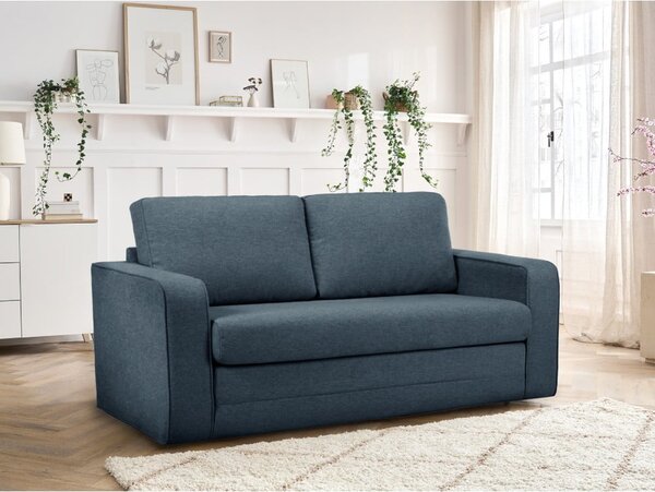 Plava sklopiva sofa 160 cm Come – Bobochic Paris