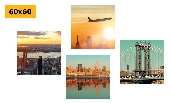 Set slika putovanje u grad New York