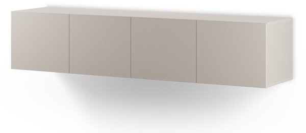 Krem TV komoda 180x38x35 cm Daroca – Marckeric