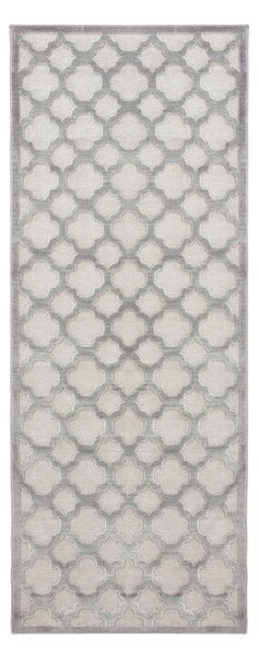 Sivi tepih staza od viskoze Mint Rugs Bryon, 80 x 250 cm