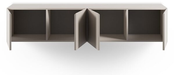 Krem TV komoda 180x38x35 cm Daroca – Marckeric