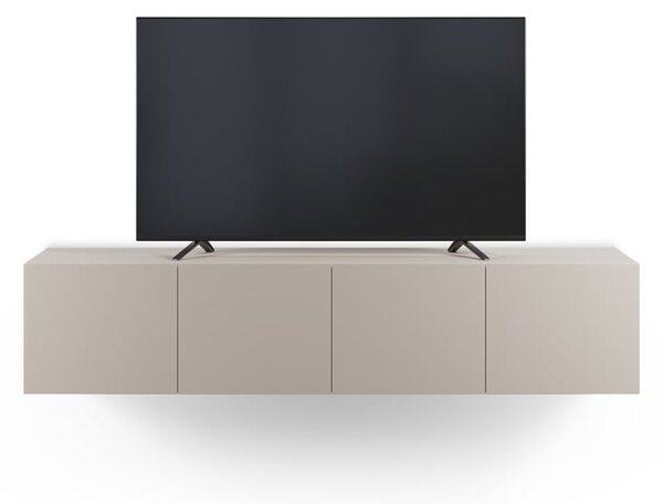 Krem TV komoda 180x38x35 cm Daroca – Marckeric