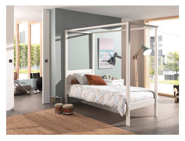 Bijeli dječji krevet 90x200 cm PINO CANOPY – Vipack