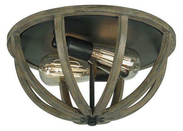 Elstead FE-ALLIER-F-WW - Stropna svjetiljka ALLIER 2xE27/60W/230V hrast