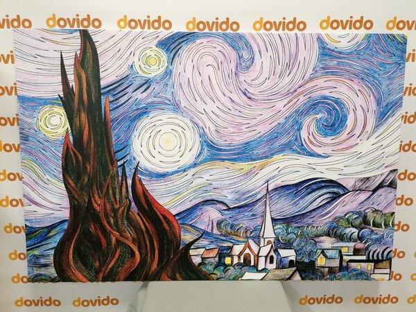 Slika reprodukcija Zvjezdana noć - Vincent van Gogh