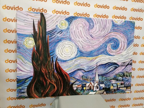 Slika reprodukcija Zvjezdana noć - Vincent van Gogh