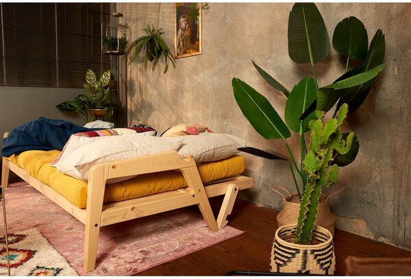 Kauč na razvlačenje 204 cm Karup Design Grab Natural Clear / Linen Beige