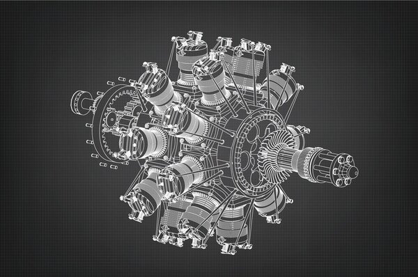 Tapeta zvjezdasti motor