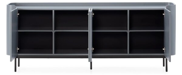 Prljavo plava komoda 200x80x40 cm Willa – MOME