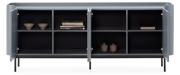 Prljavo plava komoda 200x80x40 cm Willa – MOME