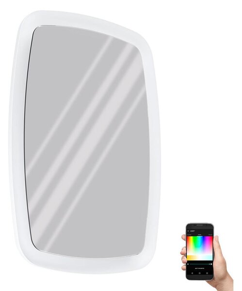 Eglo 99588 - LED RGBW Ogledalo za kupaonicu s prigušivim pozadinskim osvjetljenjem 20W/230V IP44