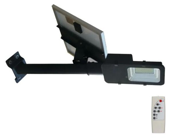 LED Prigušiva solarna ulična svjetiljka LED/50W/6,4V 6000K IP65 +daljinski upravljač