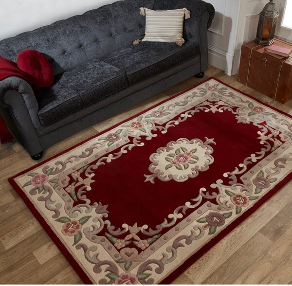 Crveni vuneni tepih Flair Rugs Aubusson, 150 x 240 cm