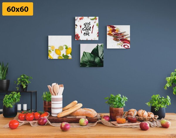 Set slika za kuhinju u zanimljivom stilu