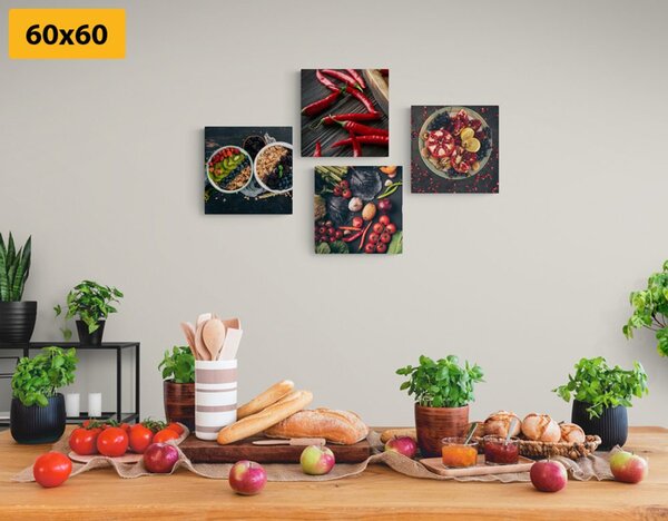 Set slika delikatesni zalogaji