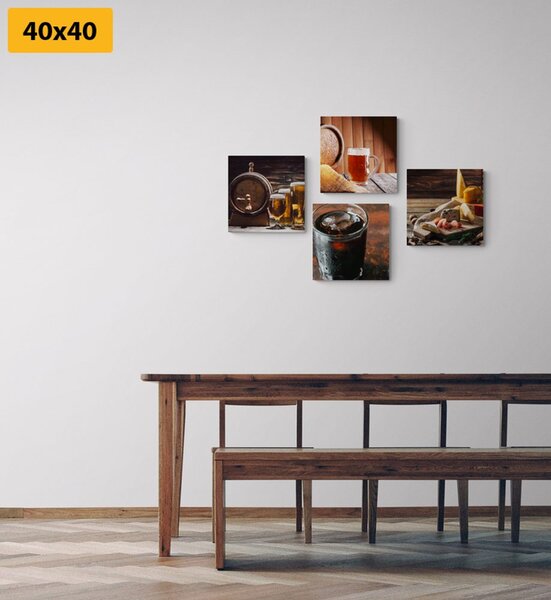 Set slika napitci i ukusni zalogaji