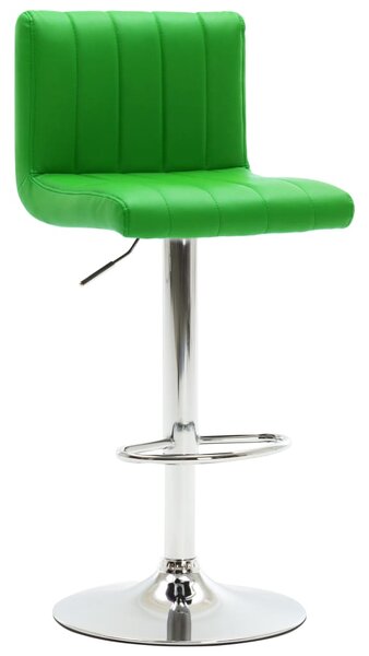 VidaXL Barski stolac od umjetne kože zeleni