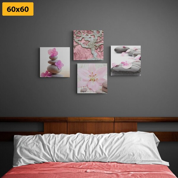 Set slika Feng Shui u nježnom dizajnu