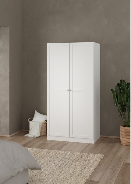 Bijeli ormar 99x200x62 cm Billund – Tvilum