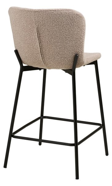 Bež podstavljena barska stolica (visine sjedala 65 cm) Maceda – House Nordic