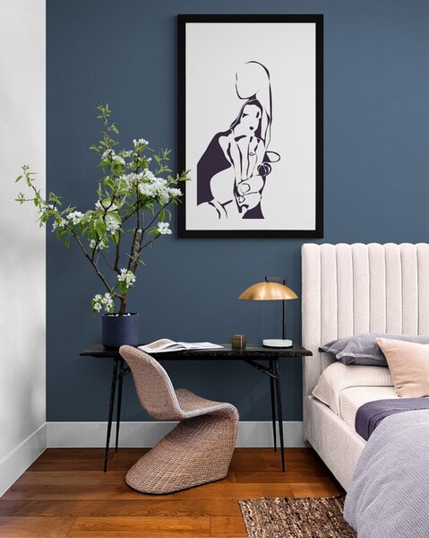 Plakat s paspartuom beskrajna ljubav