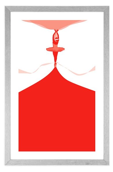 Plakat s paspartuom baletna predstava