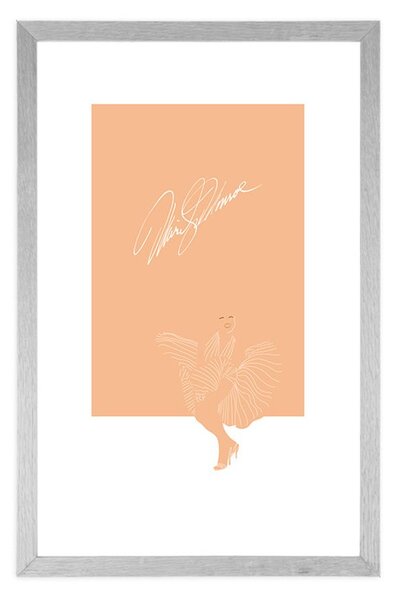 Plakat s paspartuom Marylin Monroe s potpisom