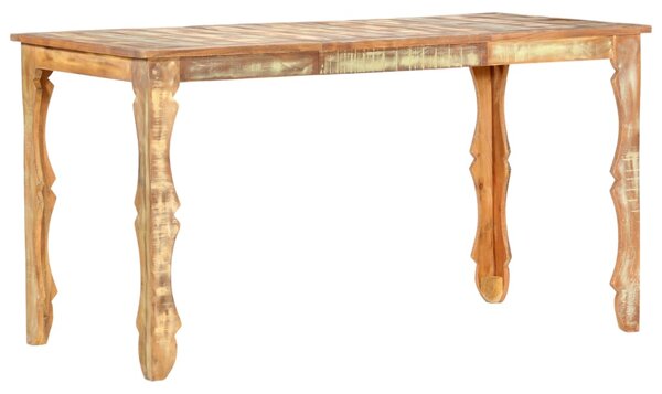 VidaXL Blagovaonski stol od masivnog obnovljenog drva 140 x 70 x 76 cm