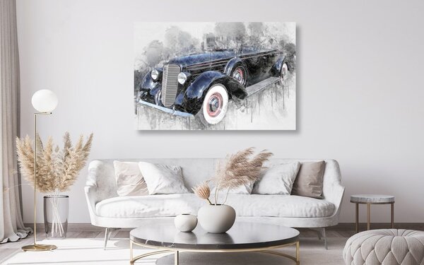Slika povijesni retro sedan