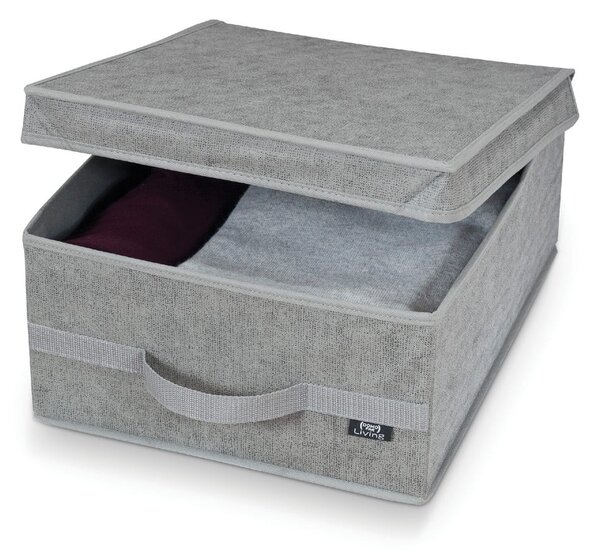 Siva kutija za odlaganje Domopak Stone Medium, 45 x 35 cm