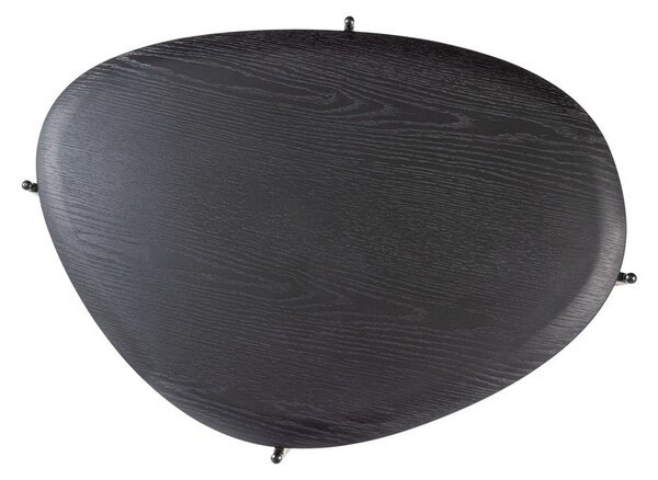 Crni stolić za kavu 67x92 cm Kota – WOOOD