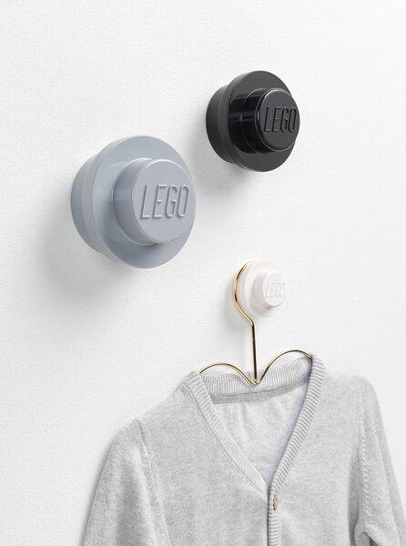 Set od 3 zidne vješalice LEGO® Black And White