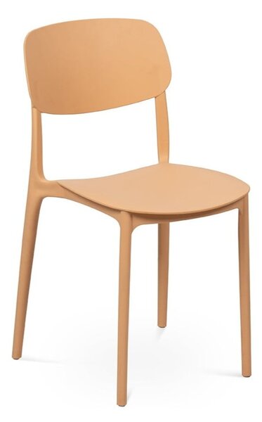 Plastična vrtna stolica boja breskve Hébé – Bonami Essentials