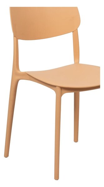 Plastična vrtna stolica boja breskve Hébé – Bonami Essentials