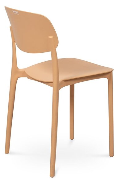 Plastična vrtna stolica boja breskve Hébé – Bonami Essentials