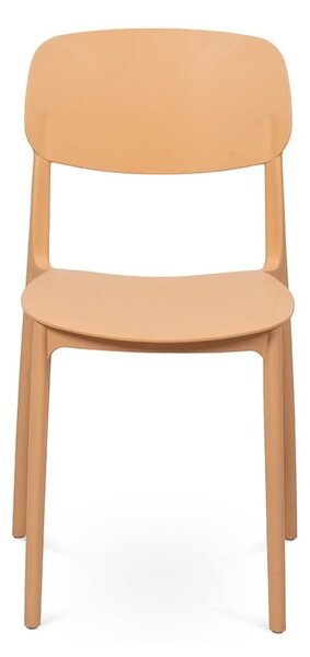 Plastična vrtna stolica boja breskve Hébé – Bonami Essentials