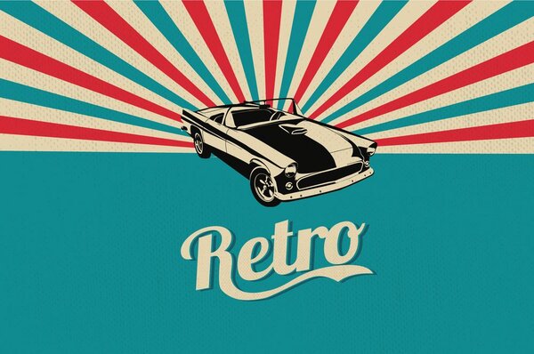 Tapeta u retro stilu