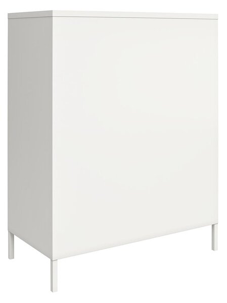 Bijeli metalni ormarić 40x102x80 cm Mission District – Støraa