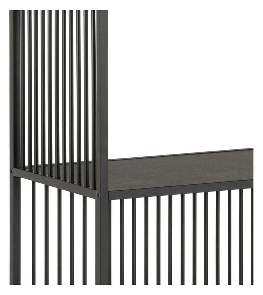 Crna biblioteka 120x185x35 cm Strington – Actona