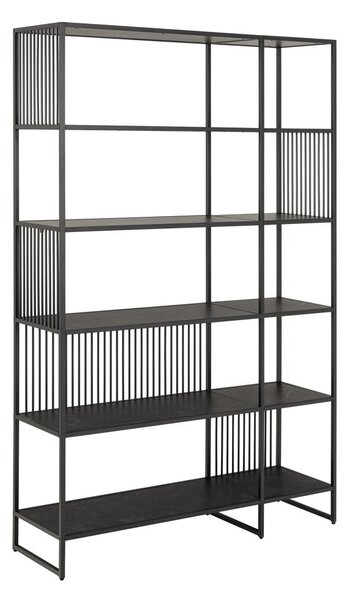 Crna biblioteka 120x185x35 cm Strington – Actona